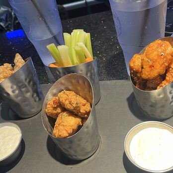 Topgolf - Three orders of wings - Golf Near Me - Burlingame, California