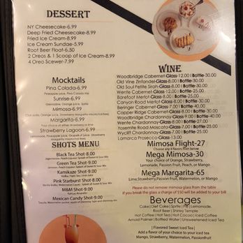 The Post Restaurant - Food/Bar Menu - Venues & Event Spaces Near Me - Modesto, California