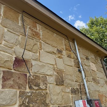 Quick Roofing - Dangling wire from satellite - Roofing Near Me Quick Roofing - Dangling wire from satellite - Roofing Near Me