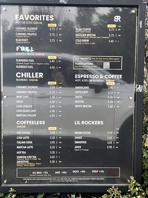 Menu photo 3 Black Rock Coffee Bar Vista, CA