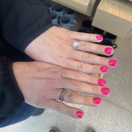 Gel polish manicure Gel polish manicure