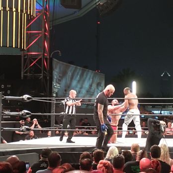 Daily's Place - Miro vs Lee Johnson, AEW TNT title match. "The Natural" Dustin Rhodes at ringside cheering/coaching Lee on. - Music Venues Near Me - Jacksonville, Florida Daily's Place - Miro vs Lee Johnson, AEW TNT title match. "The Natural" Dustin Rhodes at ringside cheering/coaching Lee on. - Music Venues Near Me - Jacksonville, Florida
