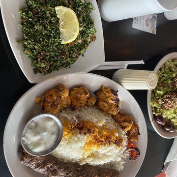 Murfreesboro Kabob - Mixed grill and tabbouleh - Mediterranean Near Me - Murfreesboro, Tennessee Murfreesboro Kabob - Mixed grill and tabbouleh - Mediterranean Near Me - Murfreesboro, Tennessee