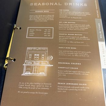 Luma Coffee Roasters - Menu - Coffee & Tea Near Me - Hammond, Louisiana