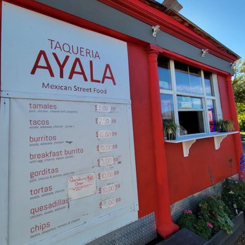 Taqueria Ayala - a menu for a mexican street food restaurant - Tacos Near Me - Hood River, Oregon Taqueria Ayala - a menu for a mexican street food restaurant - Tacos Near Me - Hood River, Oregon