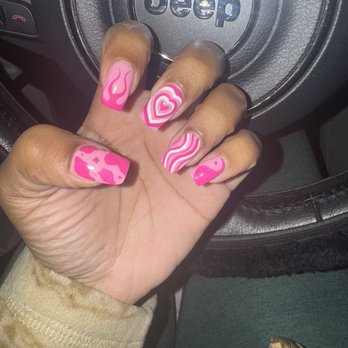 Evey's Nails & Spa - Dip set with designs - Nail Salons Near Me - Matthews, North Carolina Evey's Nails & Spa - Dip set with designs - Nail Salons Near Me - Matthews, North Carolina