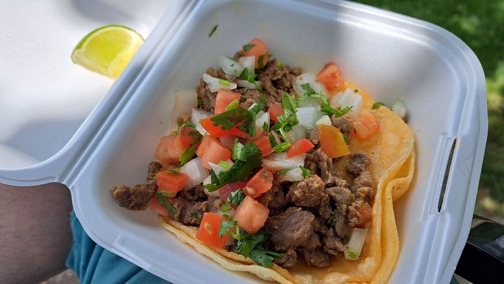 Food from Mr. Burrito