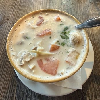 Rai Lay Asian Bistro - Tom Kha soup with chicken. - Thai Near Me - Charlotte, North Carolina