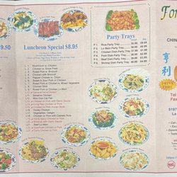 Fortune Express Chinese Restaurant - Apr 26 menu