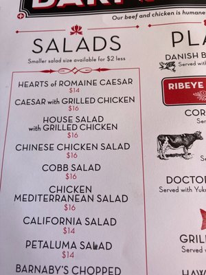 Menu photo 2 Barnaby's Cafe Houston, TX Menu photo 2 Barnaby's Cafe Houston, TX