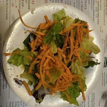 Vince's Spaghetti - Salad EXTRA CARROTS - Italian Near Me - Ontario, California Vince's Spaghetti - Salad EXTRA CARROTS - Italian Near Me - Ontario, California