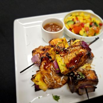 Bistro 410 - Rainbow Salmon SKEWERS - Pop-Up Restaurants Near Me - Las Vegas, Nevada
