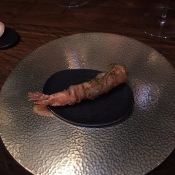 Benu - Jellyfish wrapped shrimp tempura - Asian Fusion Near Me - San Francisco, California