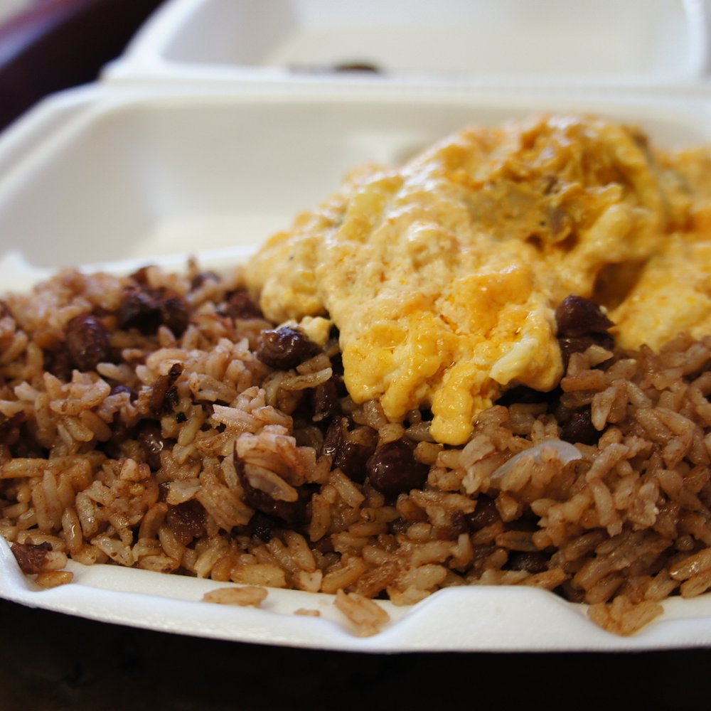 Fritanga Monimbo - a meal in a styrofoam container - Latin American Near Me - Miami, Florida Fritanga Monimbo - a meal in a styrofoam container - Latin American Near Me - Miami, Florida