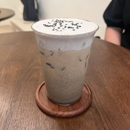 Black Sesame Kokuto Latte Black Sesame Kokuto Latte