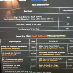 Low Fare Bus- Westminster - Rates and schedule from norcal to socal