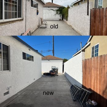 L & J Pro Painters - drive way (fence was painted dark after) - Painters Near Me L & J Pro Painters - drive way (fence was painted dark after) - Painters Near Me