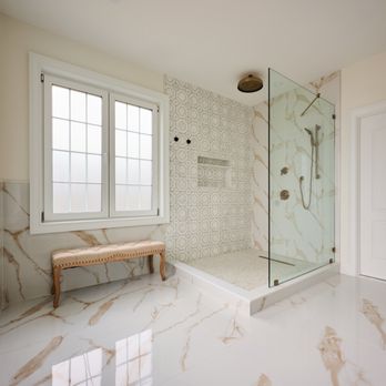 Stone and Tile Design - Elegant master bathroom - Flooring Near Me - Short Hills, New Jersey Stone and Tile Design - Elegant master bathroom - Flooring Near Me - Short Hills, New Jersey