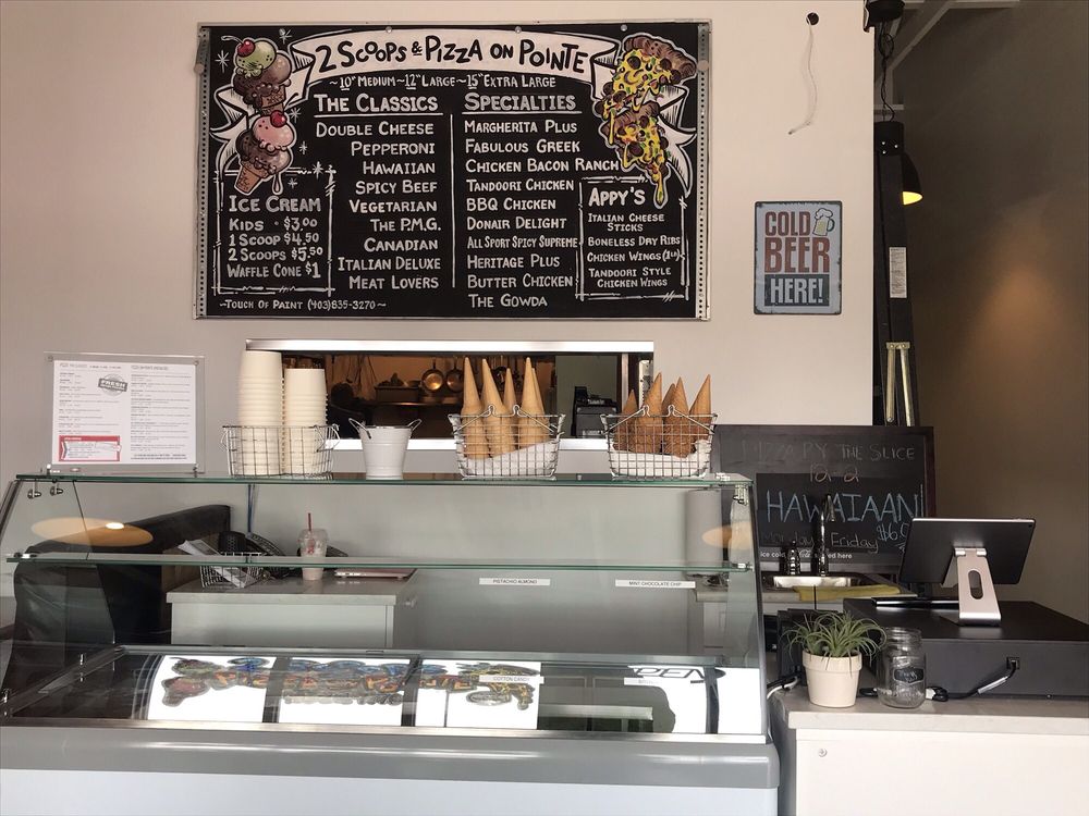 2 SCOOPS AND PIZZA ON POINTE Pizza 410 Pine Creek Road, Heritage