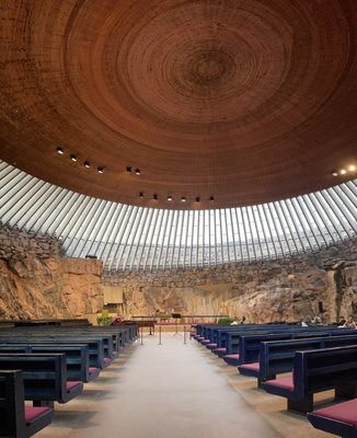 Temppeliaukio Church by null