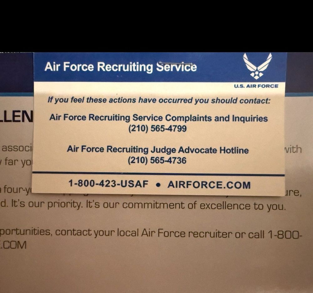 Air Force and Space Force Recruiting - social services organization in Asheville, NC