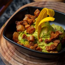 Pork belly Guacamole
