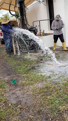 Well Drilling - New well in a property that had a new irrigation system installed