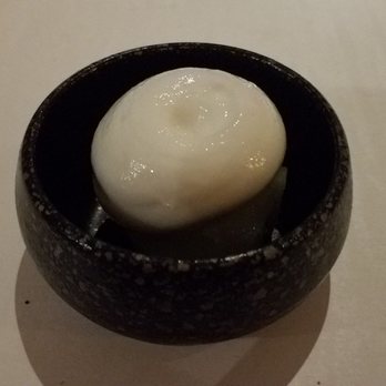 Restaurant H - Granny smith apple sorbet topped with foamed Whiskey - French Near Me - Paris, 75