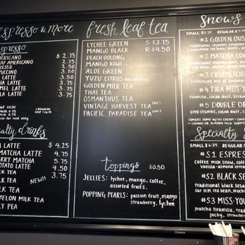 Snowtime - Menu - Coffee & Tea Near Me - Chandler, Arizona Snowtime - Menu - Coffee & Tea Near Me - Chandler, Arizona