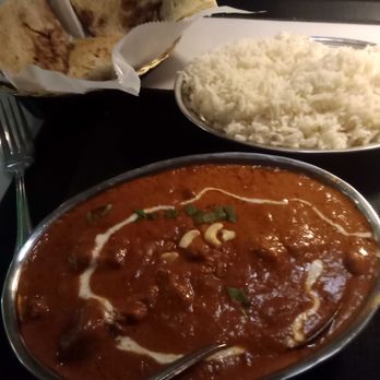India Garden - Lamb Pasanda with basmati rice and Pishawari Naan. - Indian Near Me - Wauwatosa, Wisconsin