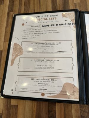 Menu photo 3 Yum Rise Cafe Richmond, TX