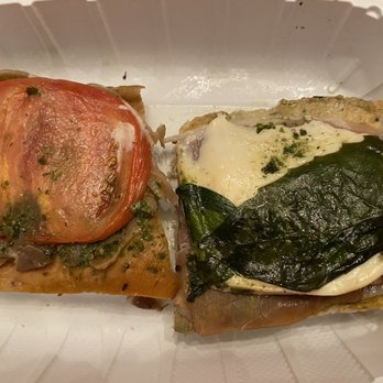 Wagshal's - Panini Sandwich with what presumably used to be tomato and basil - Delis Near Me - Washington, DC, District of Columbia Wagshal's - Panini Sandwich with what presumably used to be tomato and basil - Delis Near Me - Washington, DC, District of Columbia
