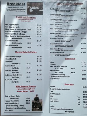 Menu photo 7 Sill's Cafe Layton, UT