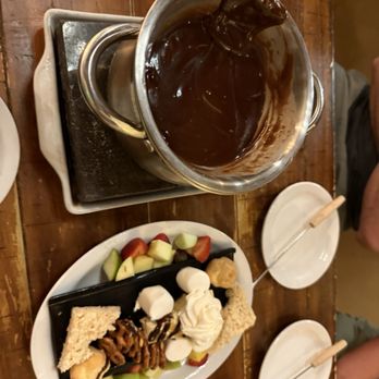 Anasazi Steakhouse - Caramel chocolate fondue - Steakhouses Near Me - St. George, Utah Anasazi Steakhouse - Caramel chocolate fondue - Steakhouses Near Me - St. George, Utah