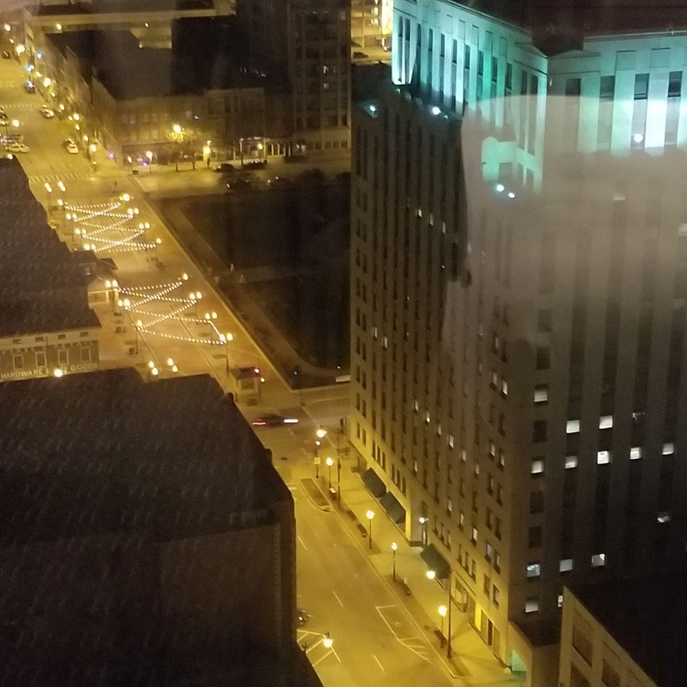 Wyndham Springfield City Centre - City view from jr suite on 24th floor - Hotels Near Me - Springfield, Illinois Wyndham Springfield City Centre - City view from jr suite on 24th floor - Hotels Near Me - Springfield, Illinois