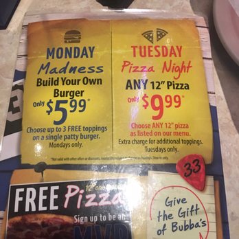 Bubba's 33 - I heard the pizza is the bomb.com. - American Near Me - Mesquite, Texas
