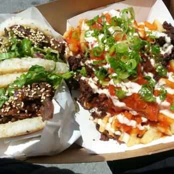 KoJa Kitchen - Kamikiaze Fries Combo with both Bulgogi and Kalbi KoJa. Fantastic! - Asian Fusion Near Me - Berkeley, California KoJa Kitchen - Kamikiaze Fries Combo with both Bulgogi and Kalbi KoJa. Fantastic! - Asian Fusion Near Me - Berkeley, California