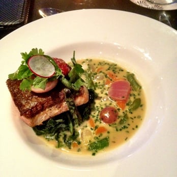 The Apron - Sockeye Salmon in light Coconut broth - Breakfast & Brunch Near Me - Richmond, British Columbia The Apron - Sockeye Salmon in light Coconut broth - Breakfast & Brunch Near Me - Richmond, British Columbia