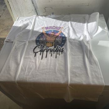 The T-Shirt Buddy - T-Shirts that were printed for Macho Time Cannabis. The prints were high quality and will probably outlast the shirts that I bought. - Screen Printing/T-Shirt Printing Near Me The T-Shirt Buddy - T-Shirts that were printed for Macho Time Cannabis. The prints were high quality and will probably outlast the shirts that I bought. - Screen Printing/T-Shirt Printing Near Me