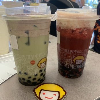 Happy Lemon - Matcha Tiramisu + Strawberry & Cream Cheese. - Juice Bars & Smoothies Near Me - Pleasant hill, California