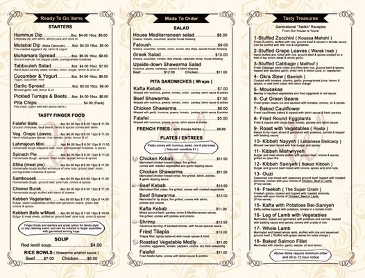 Menu photo 6 Waffa's Kitchen Glendora, CA Menu photo 6 Waffa's Kitchen Glendora, CA