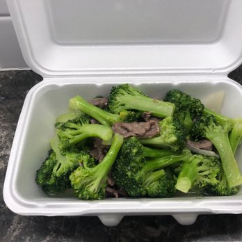 May Garden - a container of broccoli and beef - Chinese Near Me - Bedford, Nova Scotia