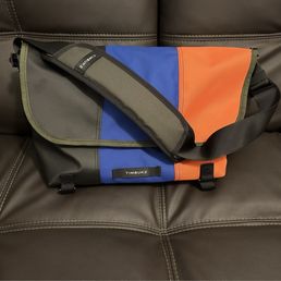 Customized Timbuk2, medium, messenger bag. Customized Timbuk2, medium, messenger bag.