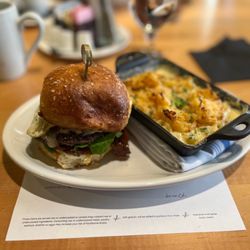 Julep Contemporary Kitchen - B.E.C. Burger. Hash instead of fries