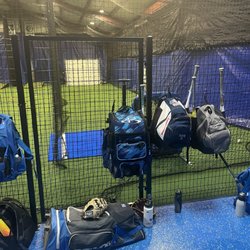TRPD Baseball - Great HitTrax and Pro Batter hitting machines give the players tangible feedback and realistic settings to grove their swing.