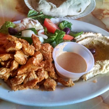 Bedouin Tent - Chicken plate...the pita+hummus was the highlight! - Middle Eastern Near Me - Brooklyn, New York