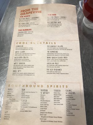 Menu photo 2 Southbound Tap House Savannah, GA