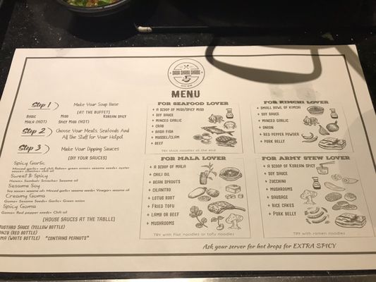 Menu photo 8 Dada Shabu Shabu Buffet Irvine, CA
