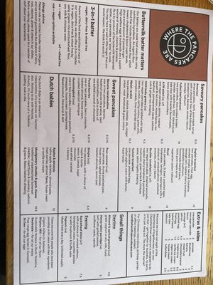 Menu photo 5 Where the Pancakes are London, XGL Menu photo 5 Where the Pancakes are London, XGL