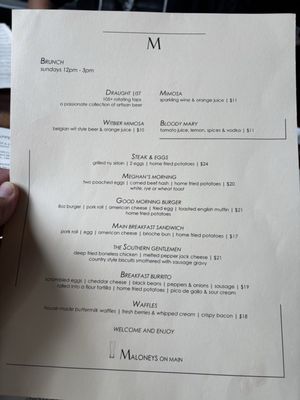 Menu photo 2 Maloney's Pub & Grill Matawan, NJ